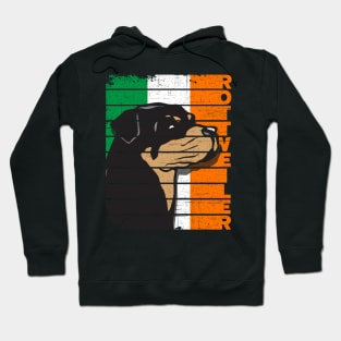 Rottweiler Irish Flag Hoodie